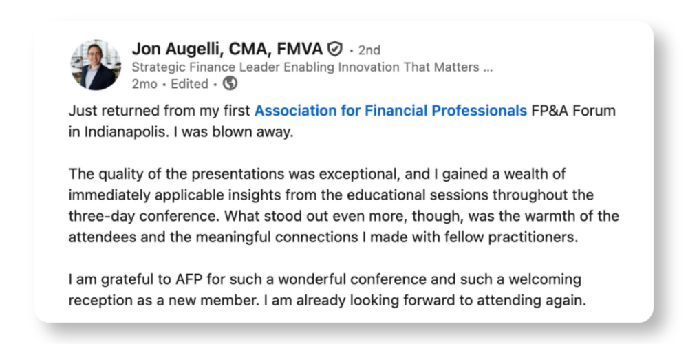 FPAF Testimonial - Jon Augelli (LI)