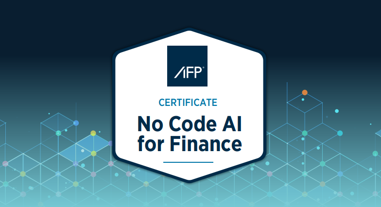 No code for finance certificate image